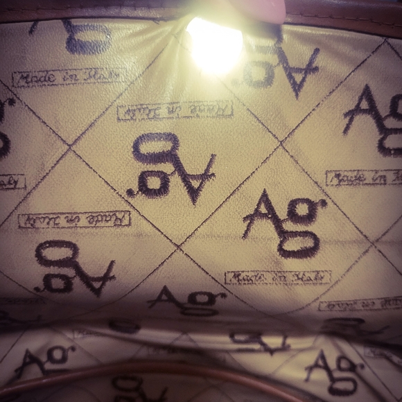 RARE Patricia Nash Giulietta Tan Leather Tote Woven Satchel. Made In ITALY - Picture 14 of 16